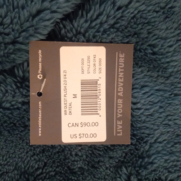 Eddie Bauer Pull-over Fleece Size M - Picture 4 of 8